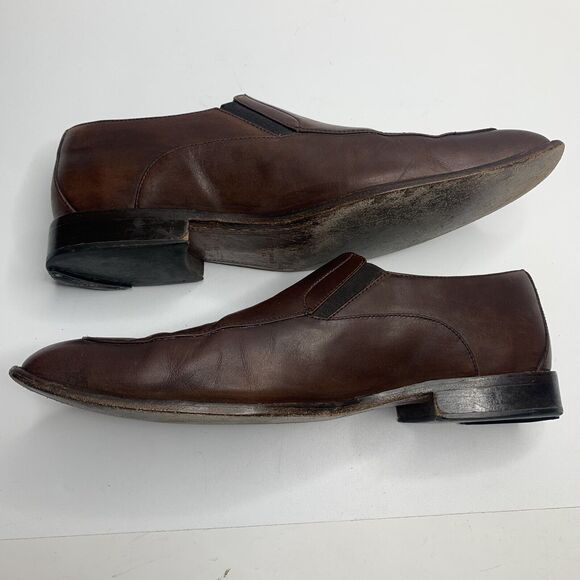 Bostonian Luxe Brown Leather Dress Casual Shoes Loafers main image 5